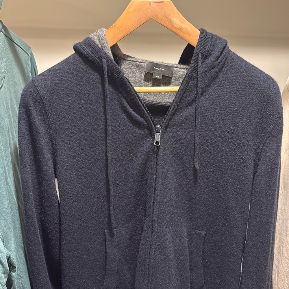 Vince Cashmere Hoodie full zip